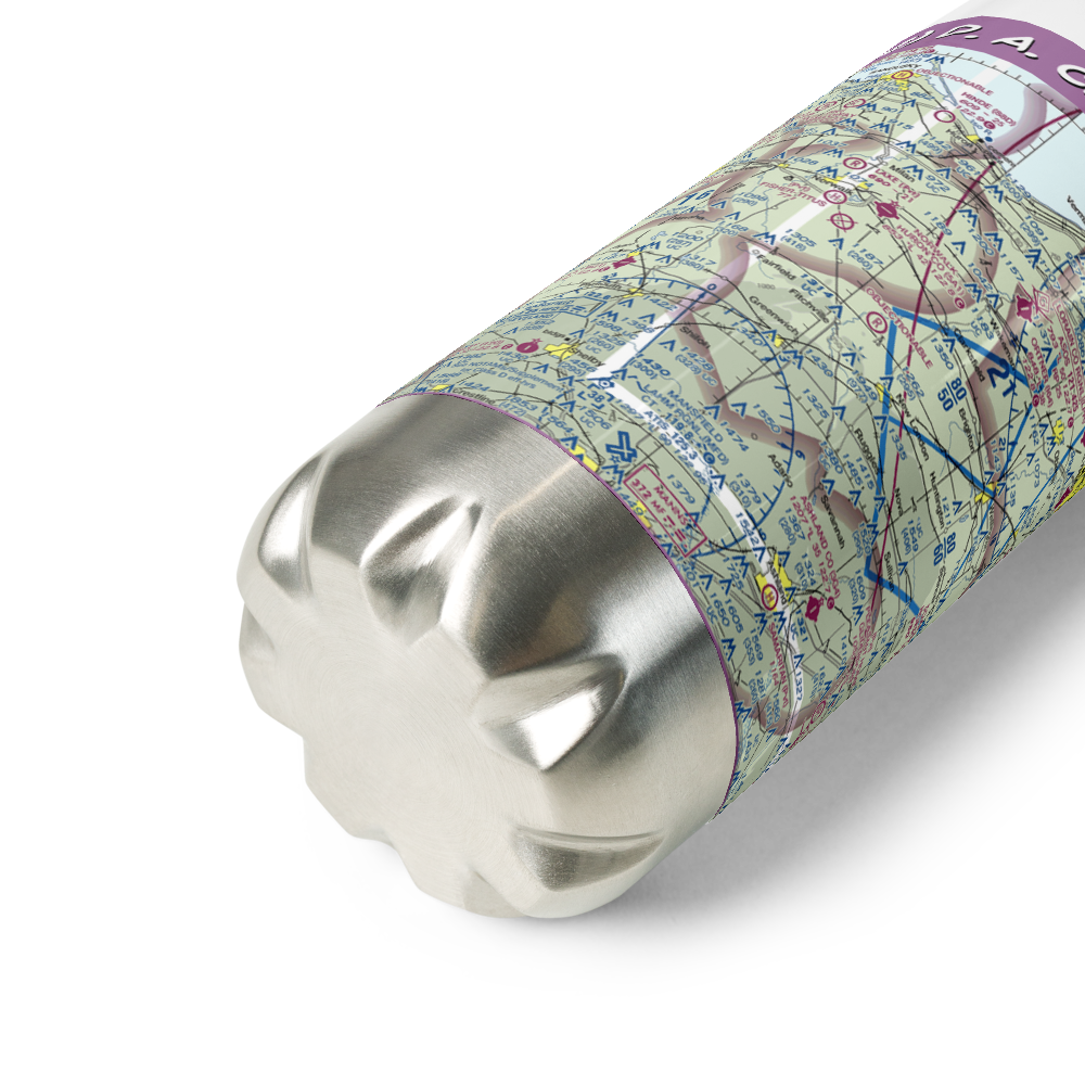 D. A. Chandler Airport (OI42) VFR Sectional Water Bottle 