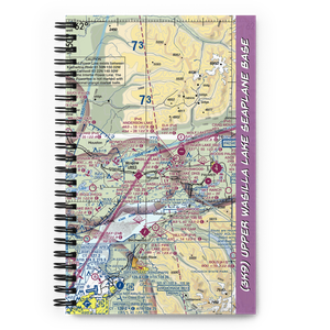 Upper Wasilla Lake Seaplane Base (3K9) VFR Sectional Notebook