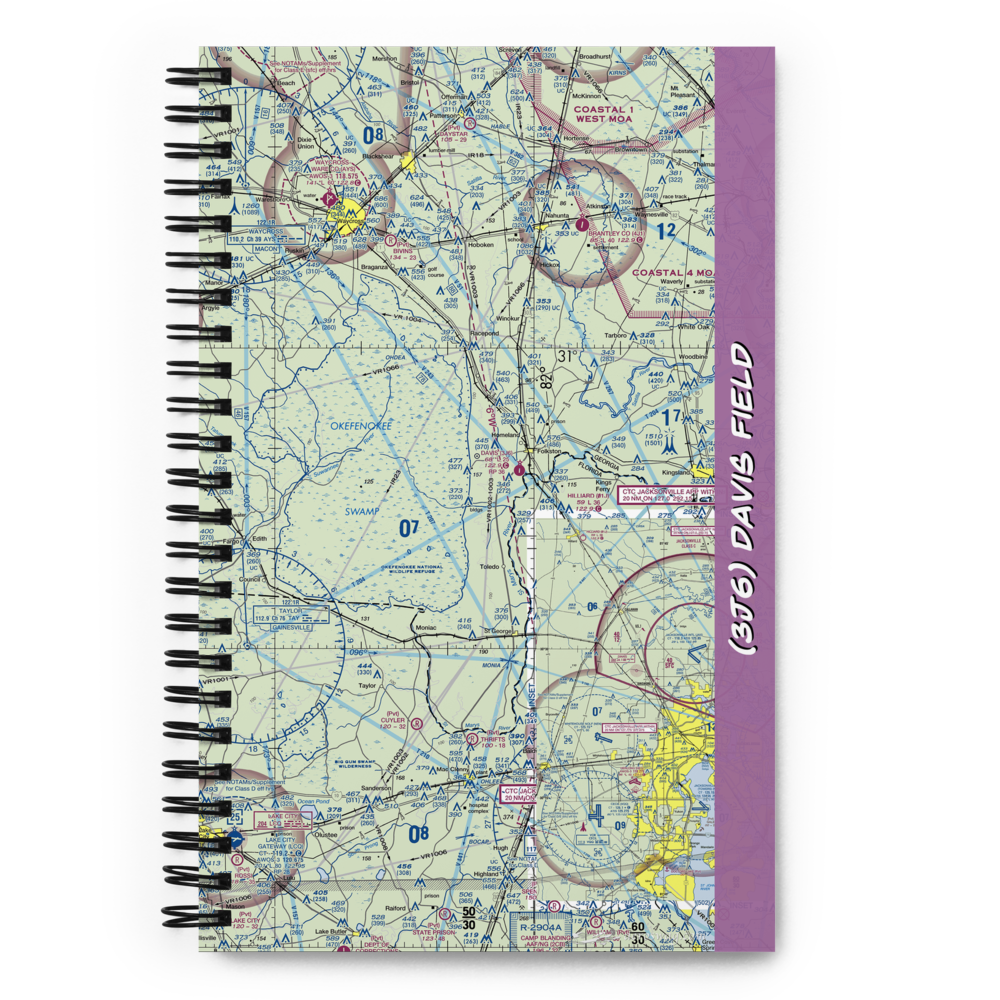 Davis Field (3J6) VFR Sectional Notebook 