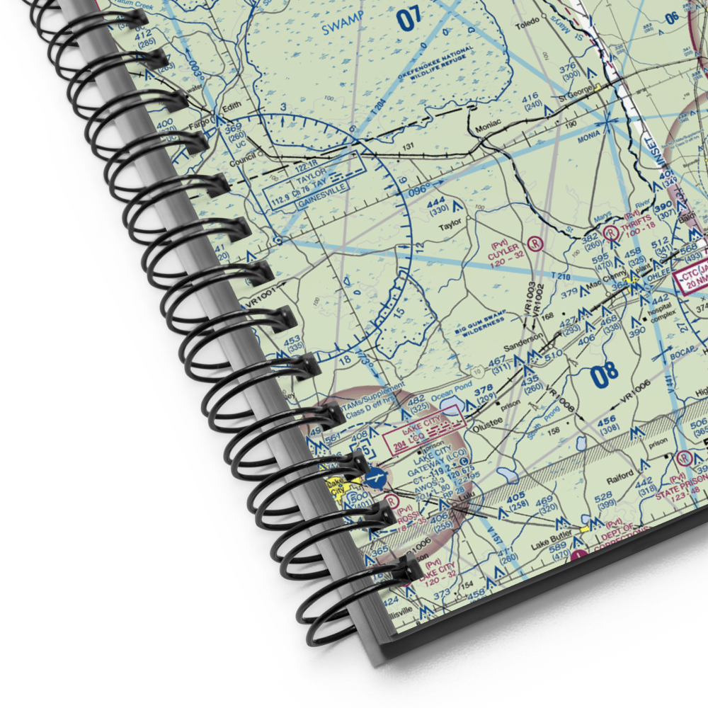 Davis Field (3J6) VFR Sectional Notebook 