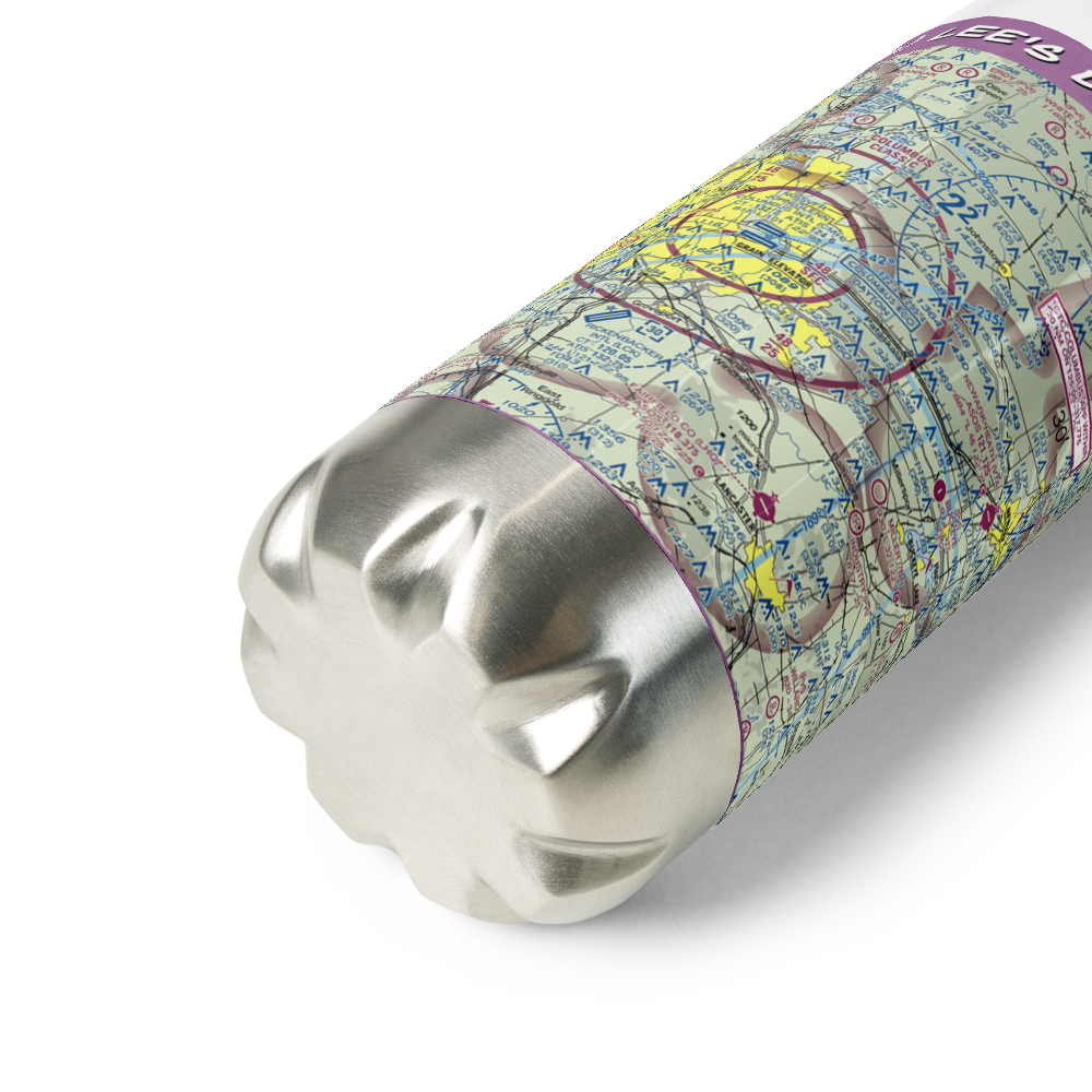 Lee's Dogpatch Airport (OI56) VFR Sectional Water Bottle 