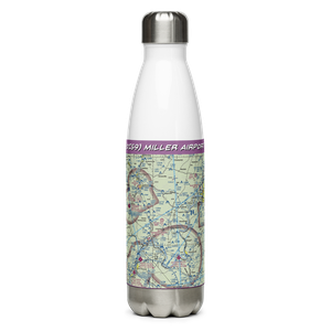 Miller Airport (OI59) VFR Sectional Water Bottle