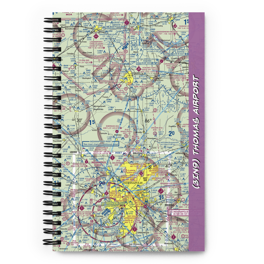 Thomas Airport (3IN9) VFR Sectional Notebook 