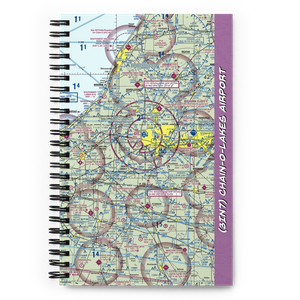 Chain-O-Lakes Airport (3IN7) VFR Sectional Notebook