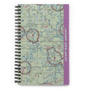 Rake Airport (3IA9) VFR Sectional Notebook