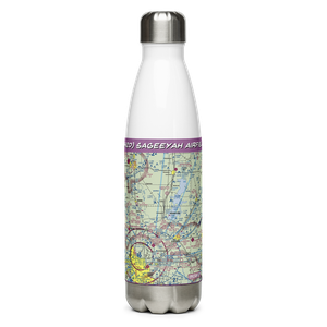 Sageeyah Airfield (OK20) VFR Sectional Water Bottle