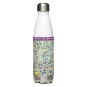 Dog Iron Ranch Airport (OK37) VFR Sectional Water Bottle