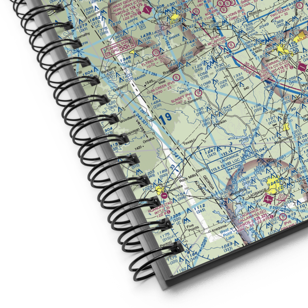 Diamond R Ranch Airport (3GA5) VFR Sectional Notebook 