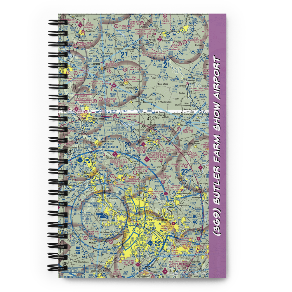 Butler Farm Show Airport (3G9) VFR Sectional Notebook 