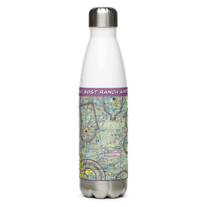 Bost Ranch Airport (OK55) VFR Sectional Water Bottle