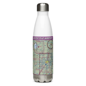 TLC Airport (OK71) VFR Sectional Water Bottle