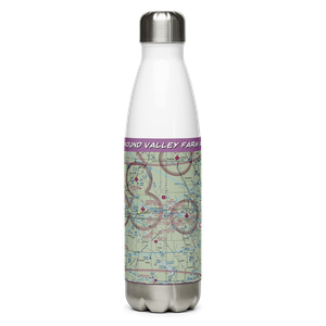 Mound Valley Farm Airport (OK77) VFR Sectional Water Bottle