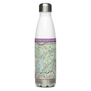 Delozier Airport (OK78) VFR Sectional Water Bottle
