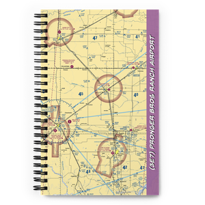 Pronger Bros Ranch Airport (3E7) VFR Sectional Notebook