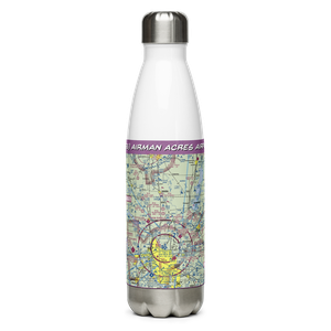 Airman Acres Airport (OK93) VFR Sectional Water Bottle