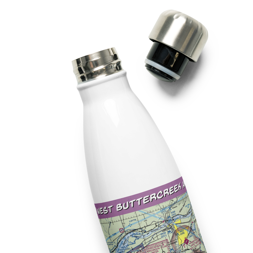 West Buttercreek Airport (OL02) VFR Sectional Water Bottle 