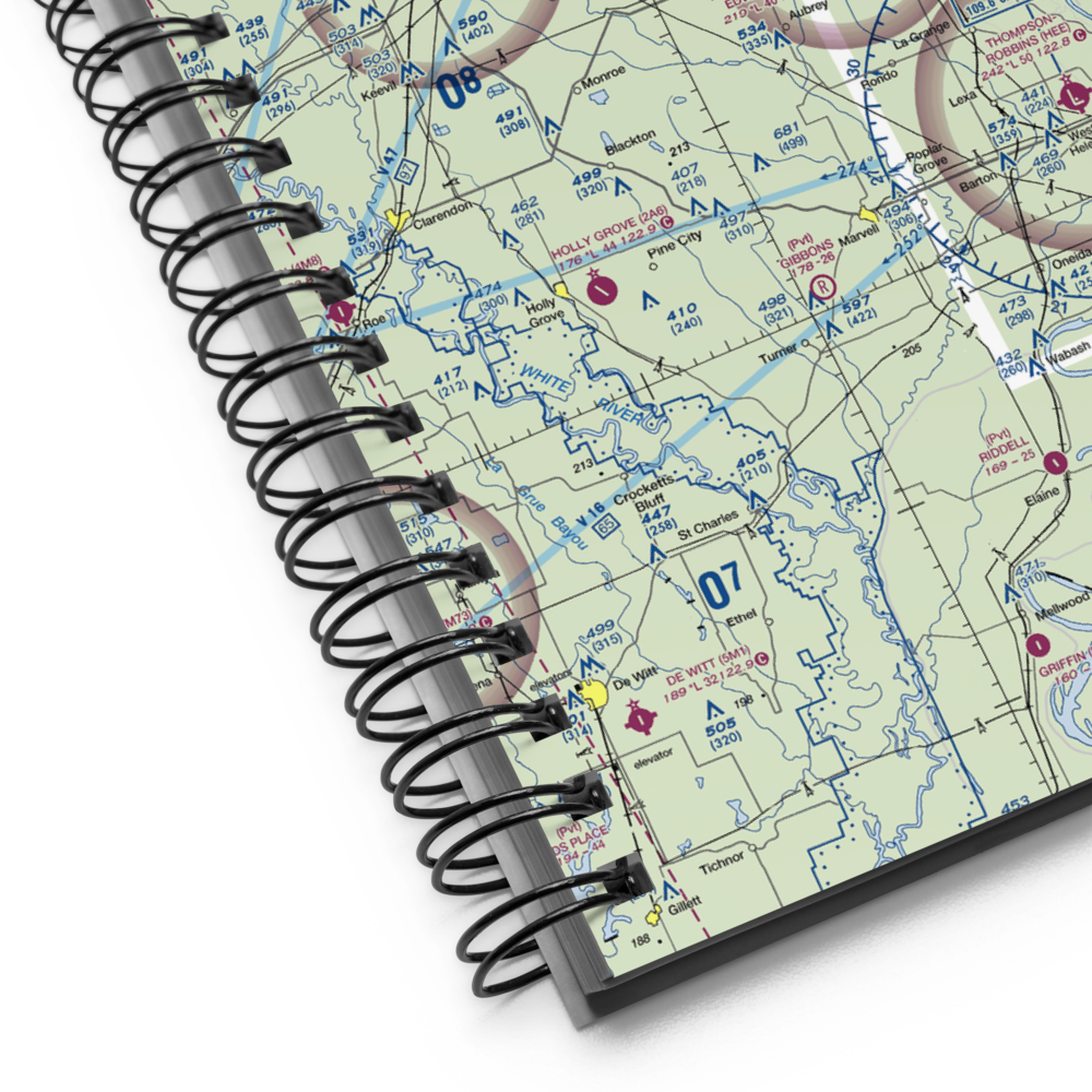 Frost Flying Inc Airport (3AR0) VFR Sectional Notebook 