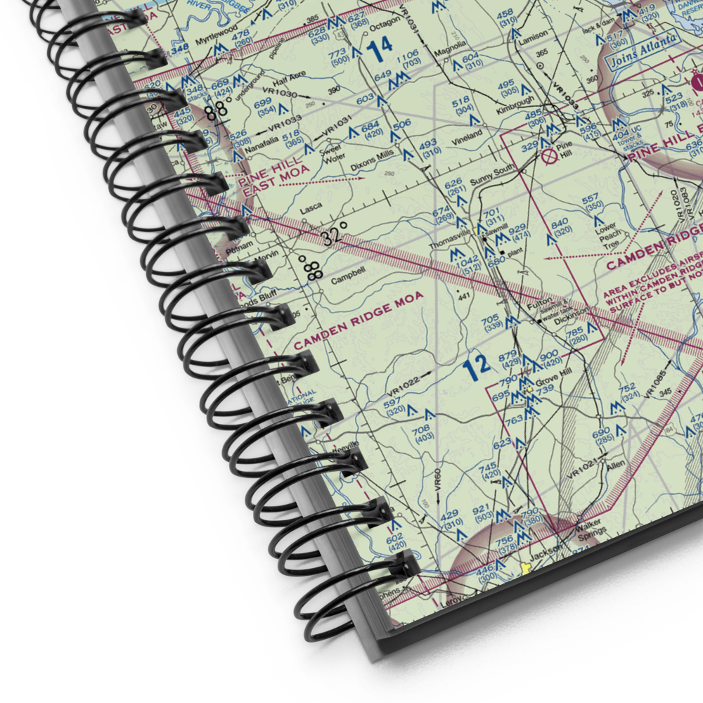 Flowers Field (3AL7) VFR Sectional Notebook 