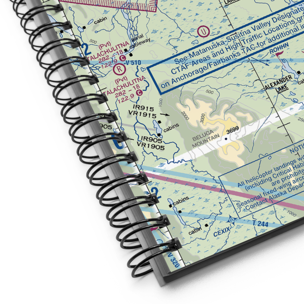 River John Airport (3AK9) VFR Sectional Notebook 