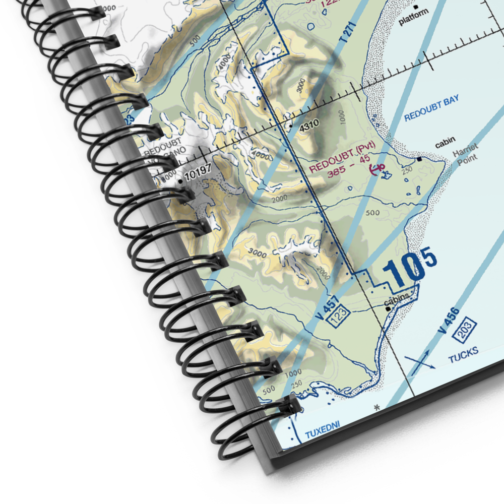 Drift River Airport (3AK5) VFR Sectional Notebook 