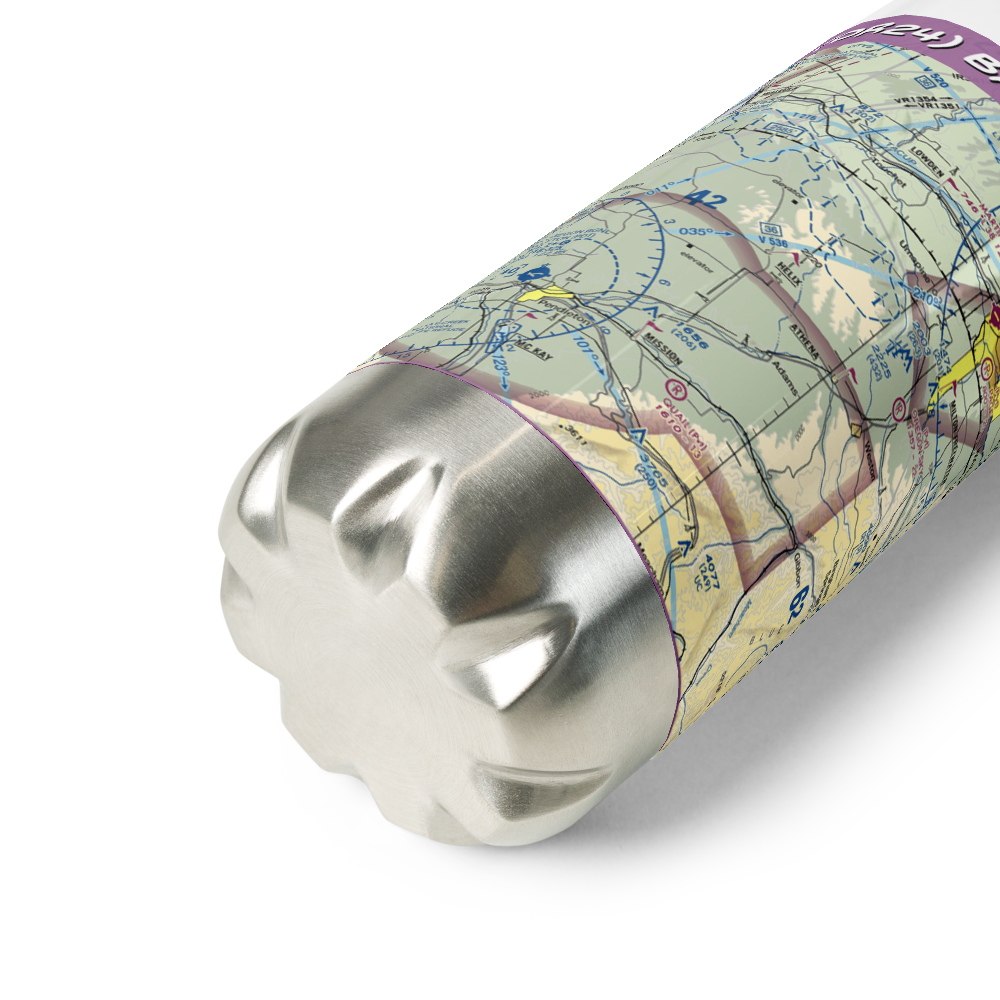 Barrett Field (OR24) VFR Sectional Water Bottle 