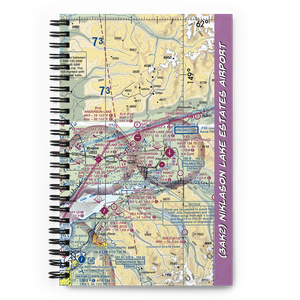 Niklason Lake Estates Airport (3AK2) VFR Sectional Notebook