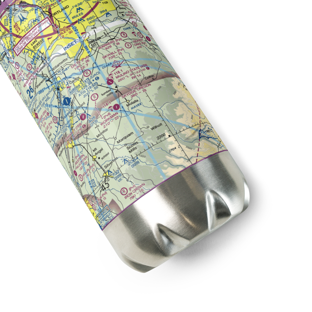 Workman Airpark (OR41) VFR Sectional Water Bottle 