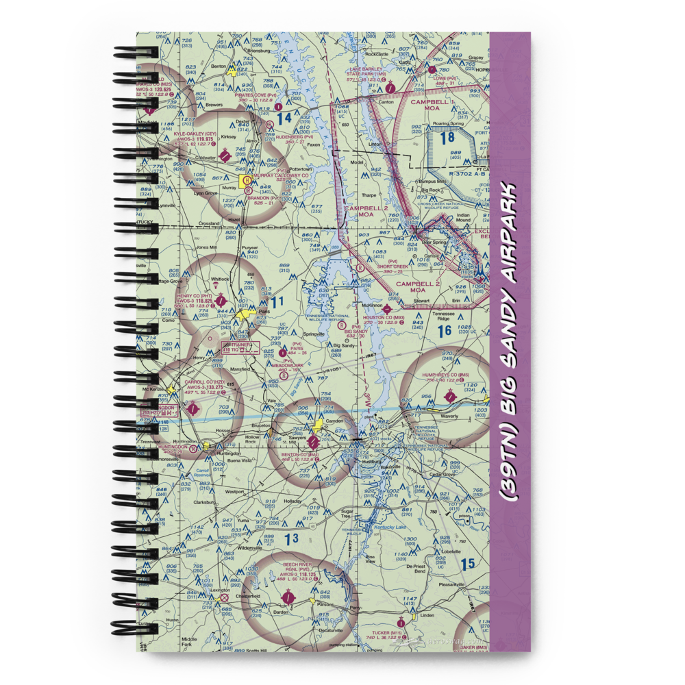 Big Sandy Airpark (39TN) VFR Sectional Notebook 