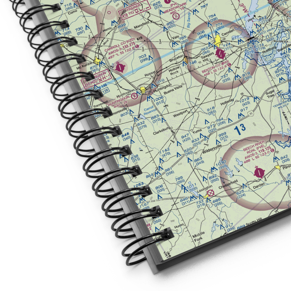 Big Sandy Airpark (39TN) VFR Sectional Notebook 