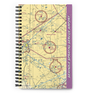 Seminole Spraying Service Airport (39TE) VFR Sectional Notebook