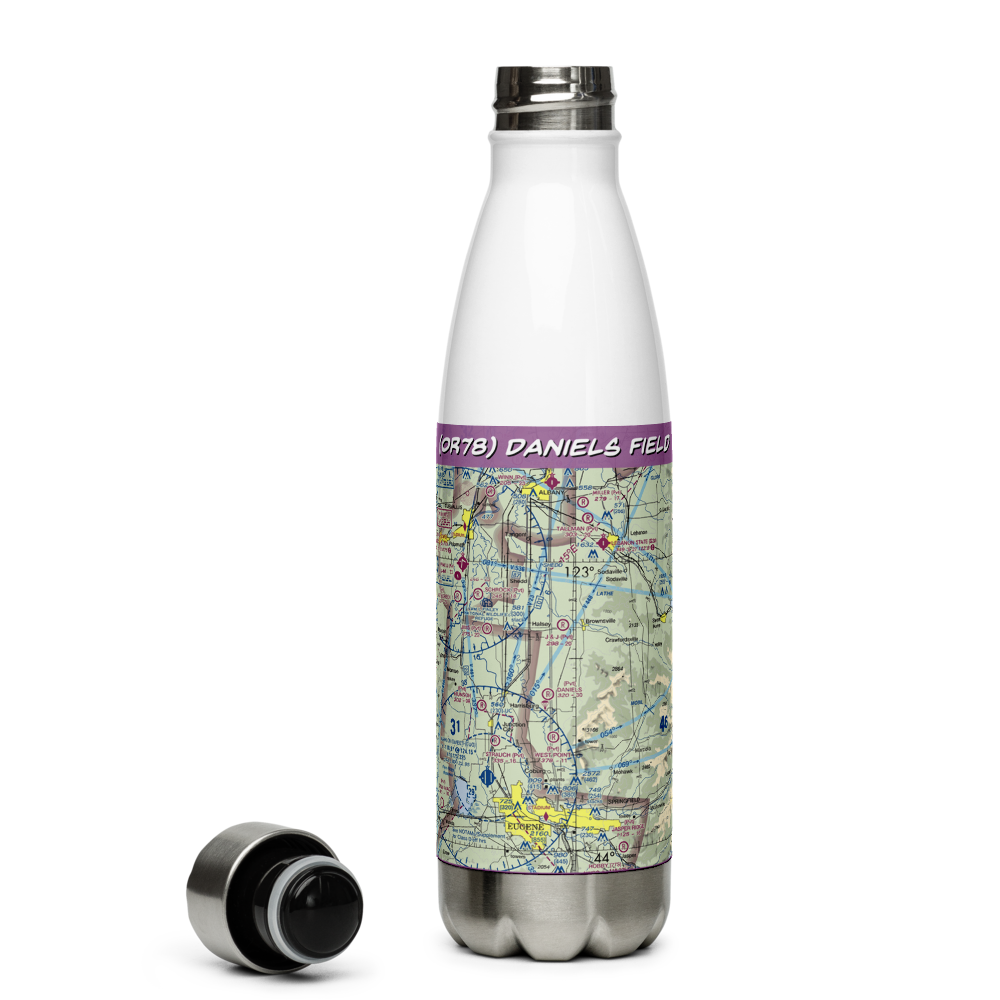 Daniels Field (OR78) VFR Sectional Water Bottle 