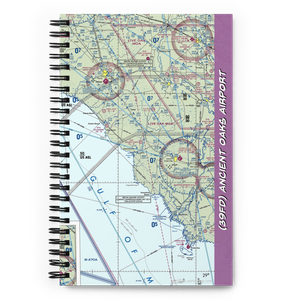 Ancient Oaks Airport (39FD) VFR Sectional Notebook
