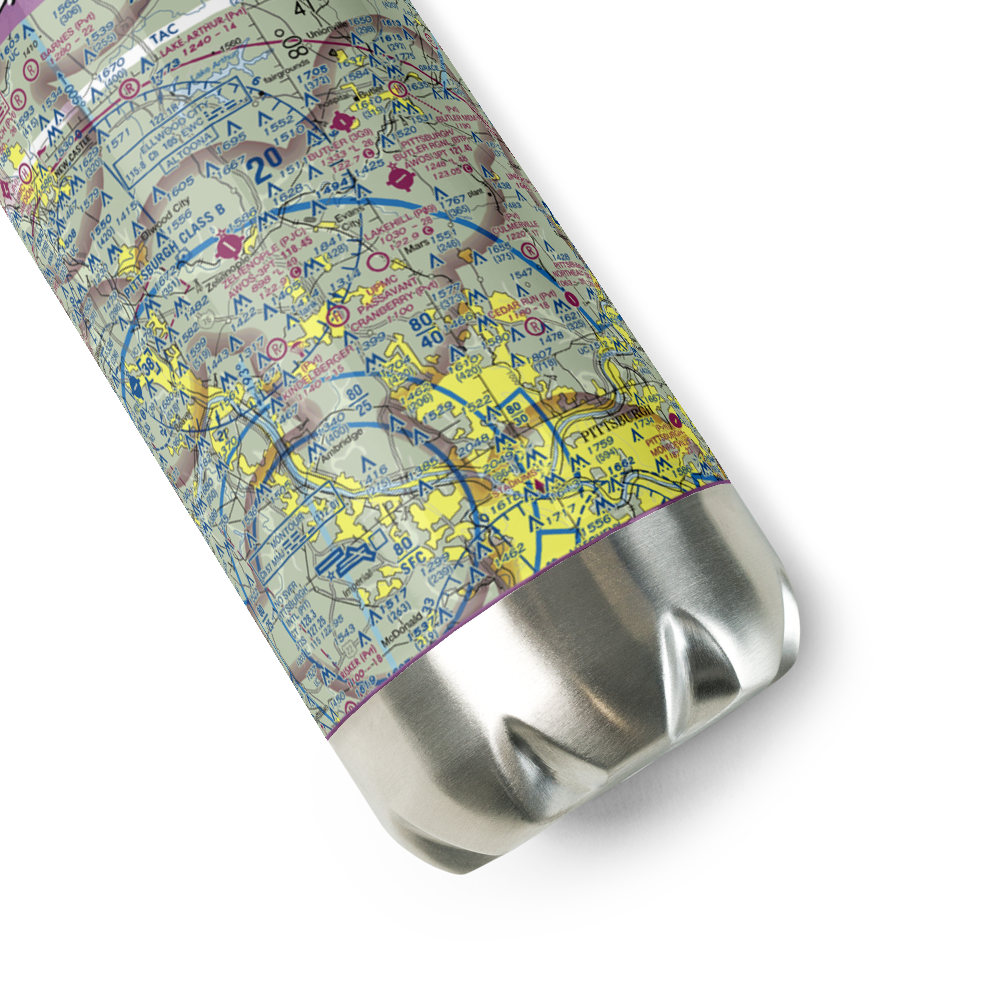 Lakehill Airport (P09) VFR Sectional Water Bottle 