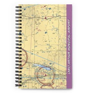 Arthur Municipal Airport (38V) VFR Sectional Notebook