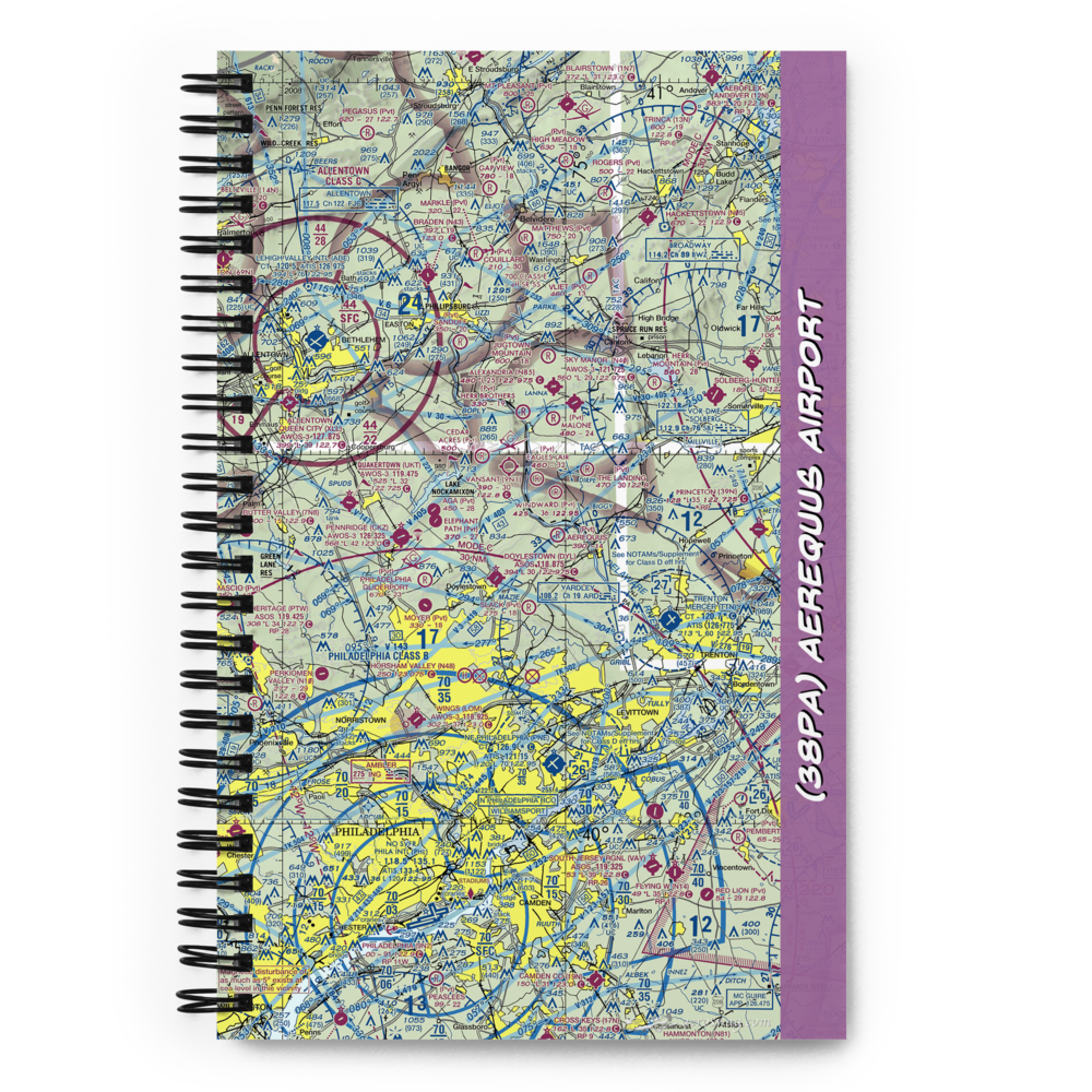 Aerequus Airport (38PA) VFR Sectional Notebook 