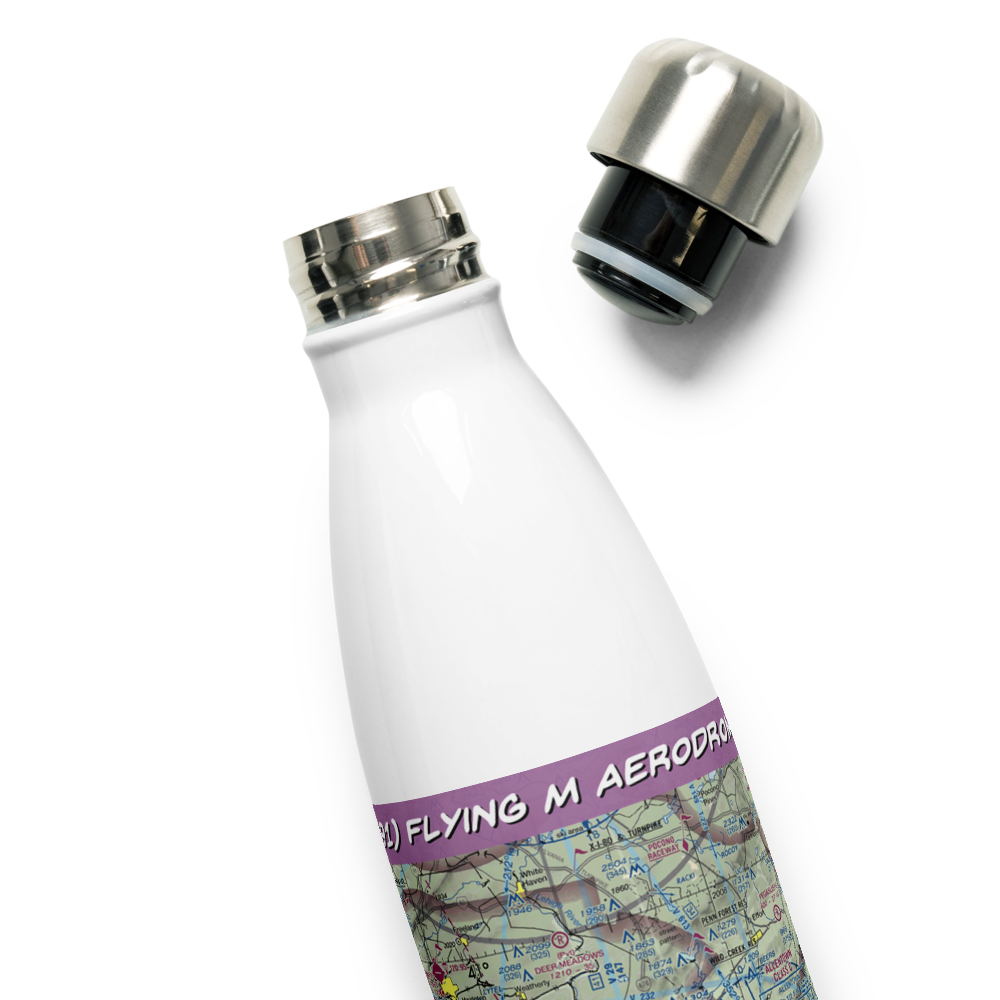 Flying M Aerodrome (P91) VFR Sectional Water Bottle 
