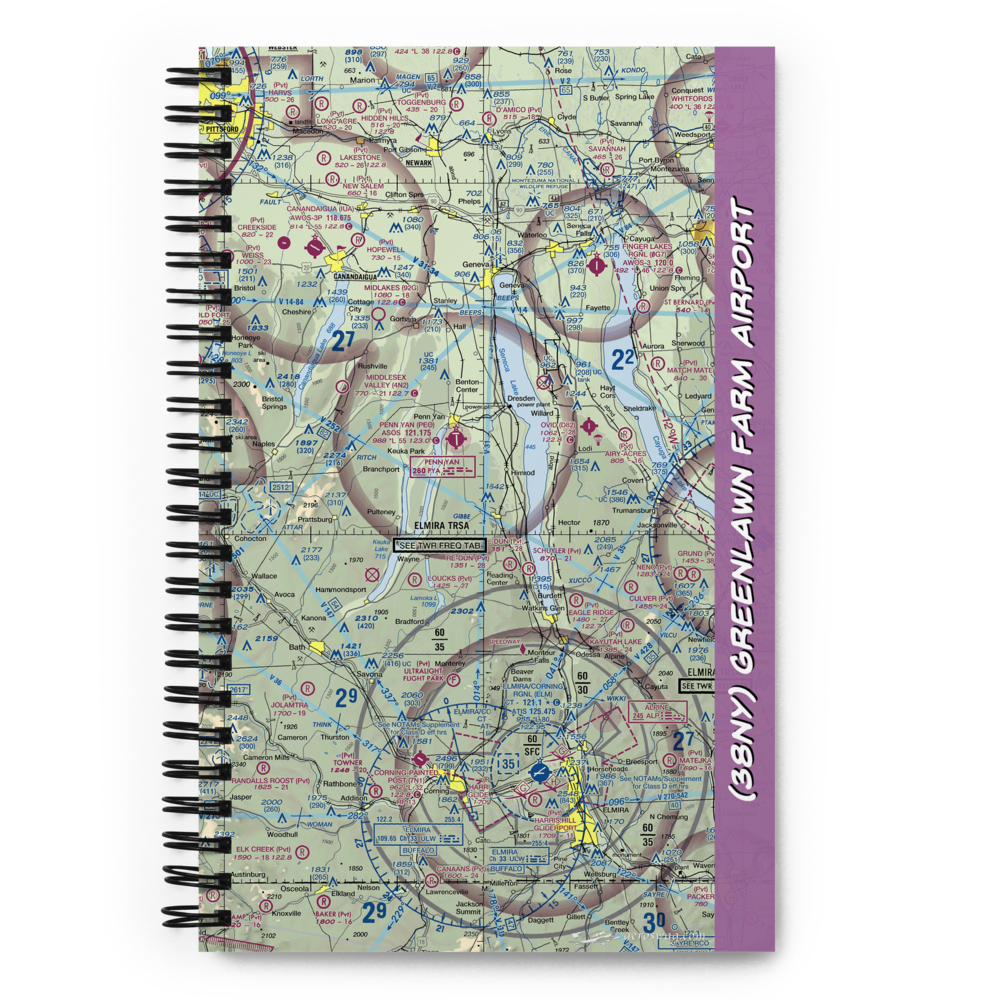 Greenlawn Farm Airport (38NY) VFR Sectional Notebook 