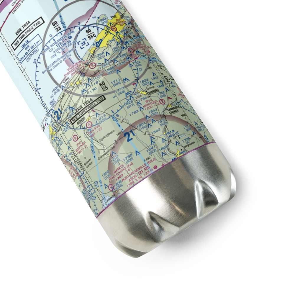 Dillen Personal Airport (PA02) VFR Sectional Water Bottle 