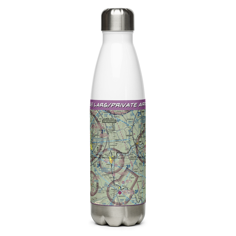 Lars/Private Airport (PA33) VFR Sectional Water Bottle 