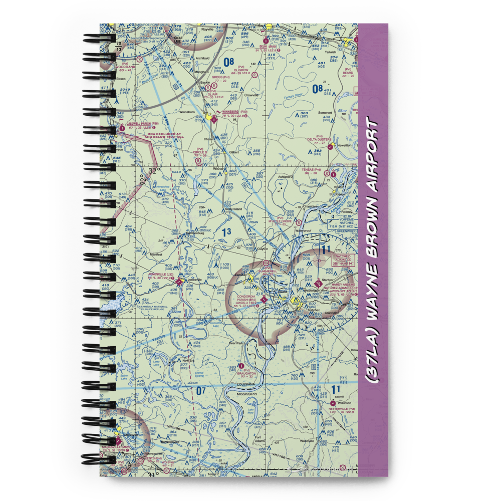 Wayne Brown Airport (37LA) VFR Sectional Notebook 