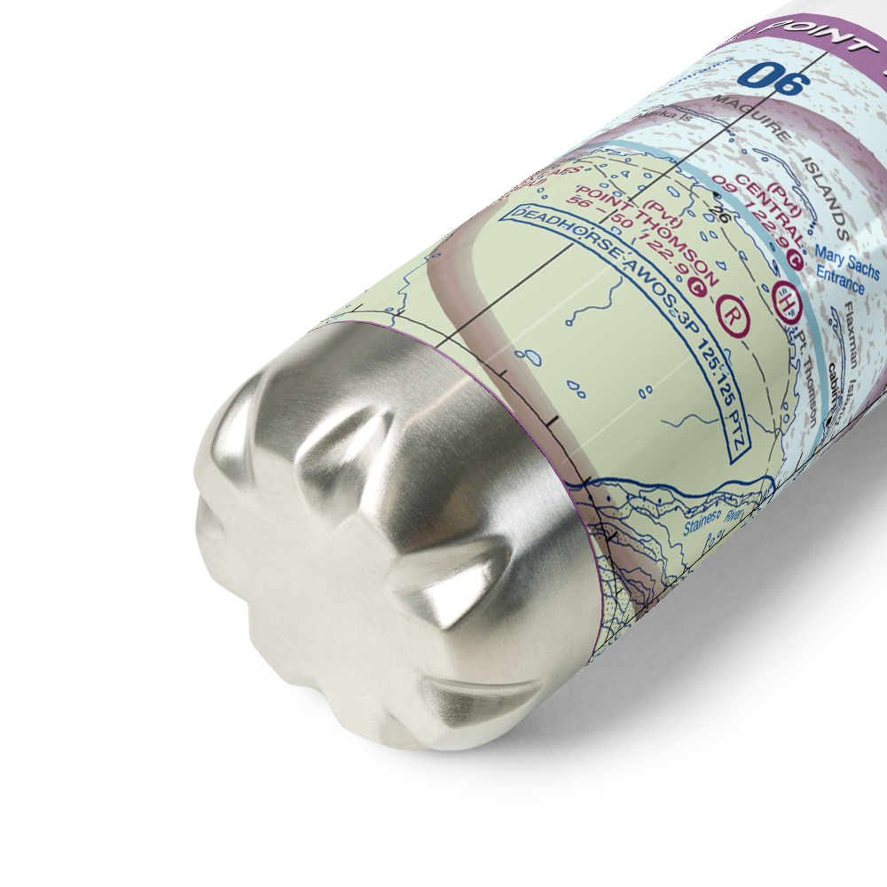 Point Thomson Airstrip (37AA) VFR Sectional Water Bottle 