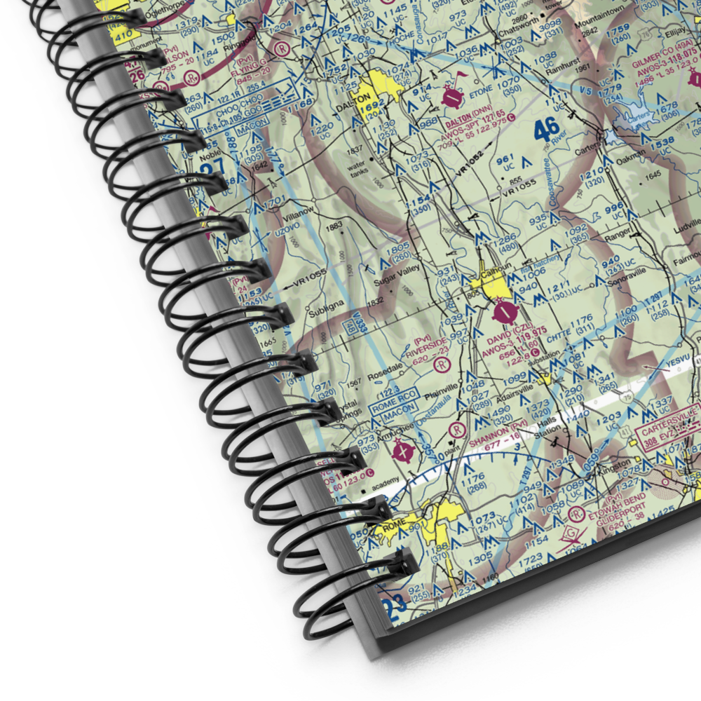 Blue Bird Field (37GA) VFR Sectional Notebook 