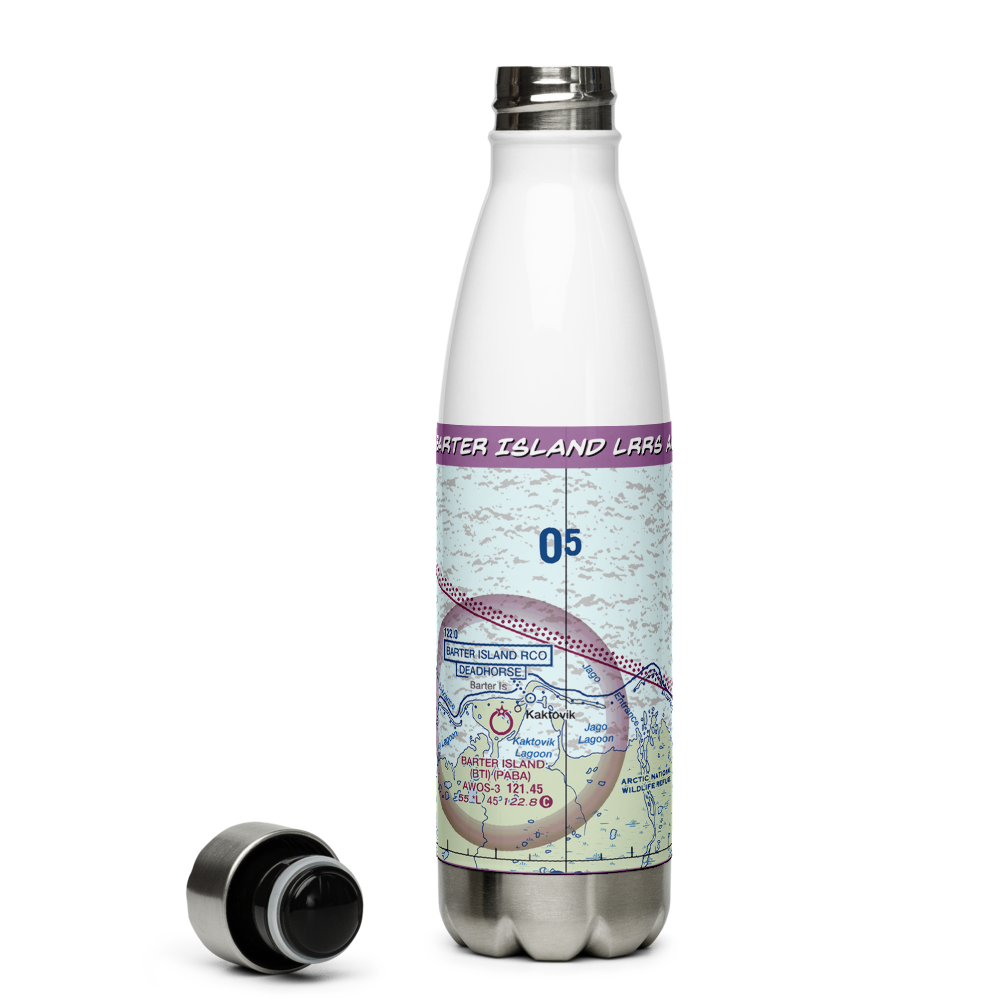 Barter Island LRRS Airport (BTI) VFR Sectional Water Bottle 