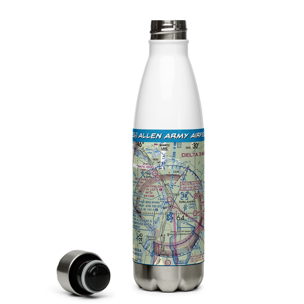 Allen Army Airfield (BIG) VFR Sectional Water Bottle 