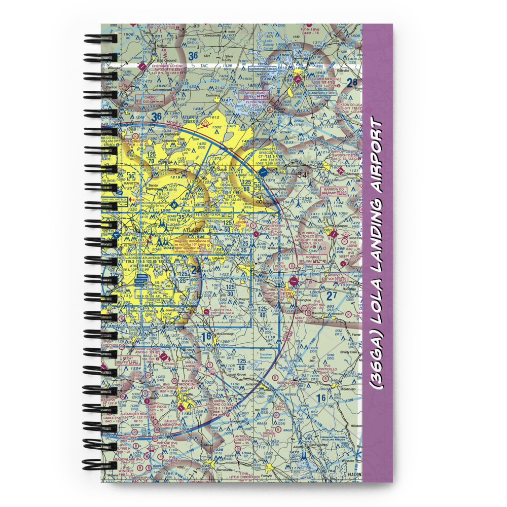 Lola Landing Airport (36GA) VFR Sectional Notebook 