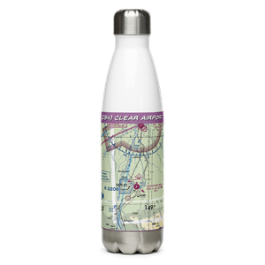 Clear Airport (Z84) VFR Sectional Water Bottle