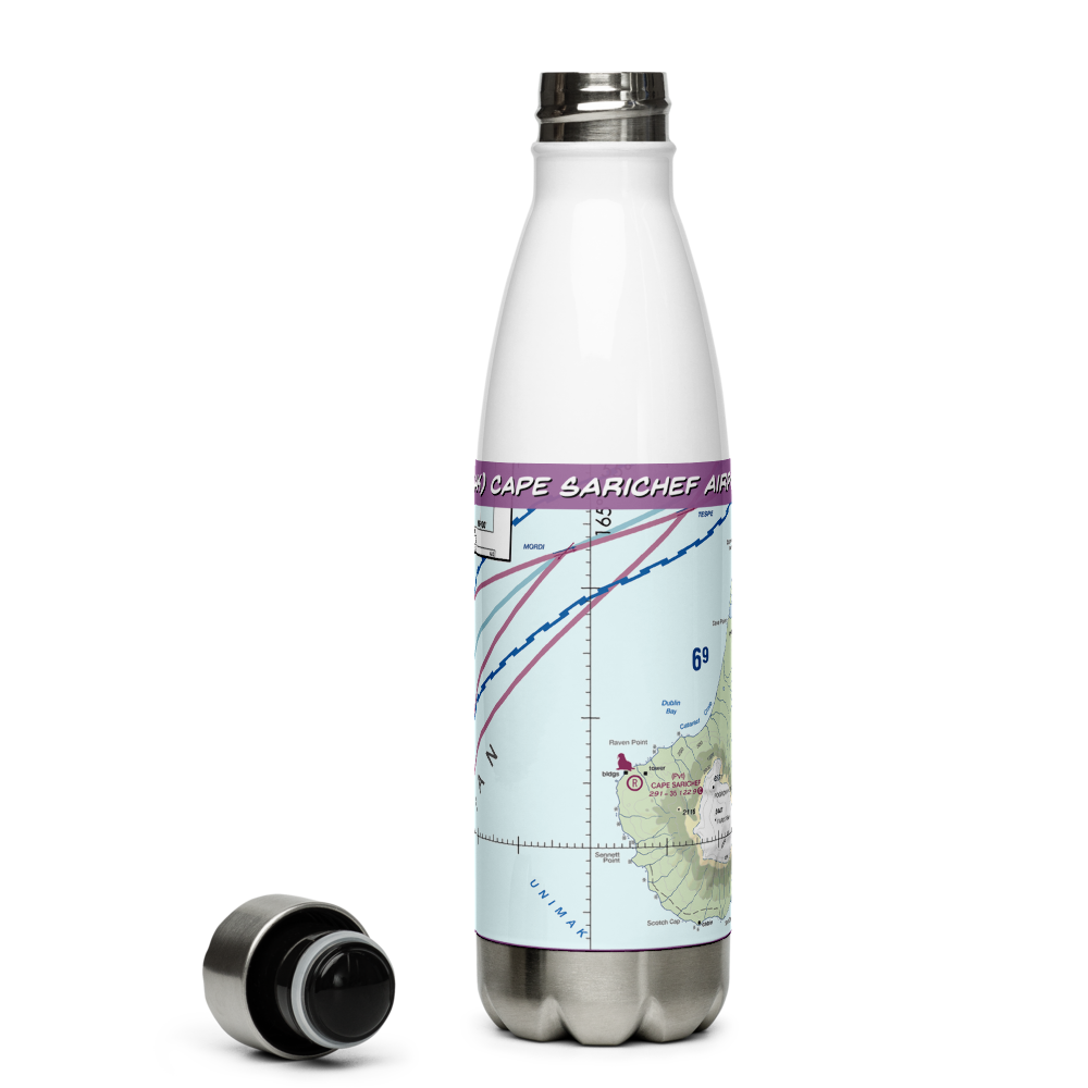 Cape Sarichef Airport (26AK) VFR Sectional Water Bottle 