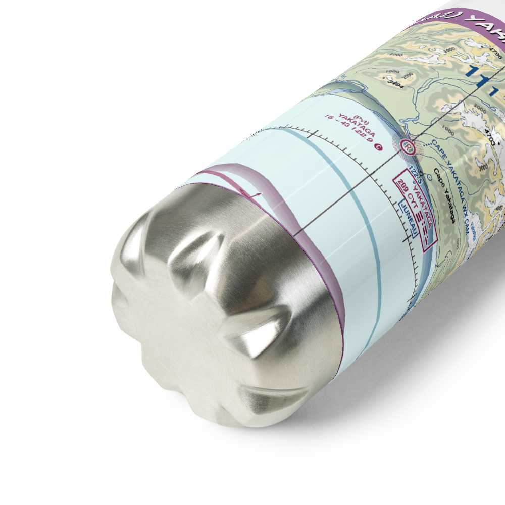 Yakataga Airport (0AA1) VFR Sectional Water Bottle 