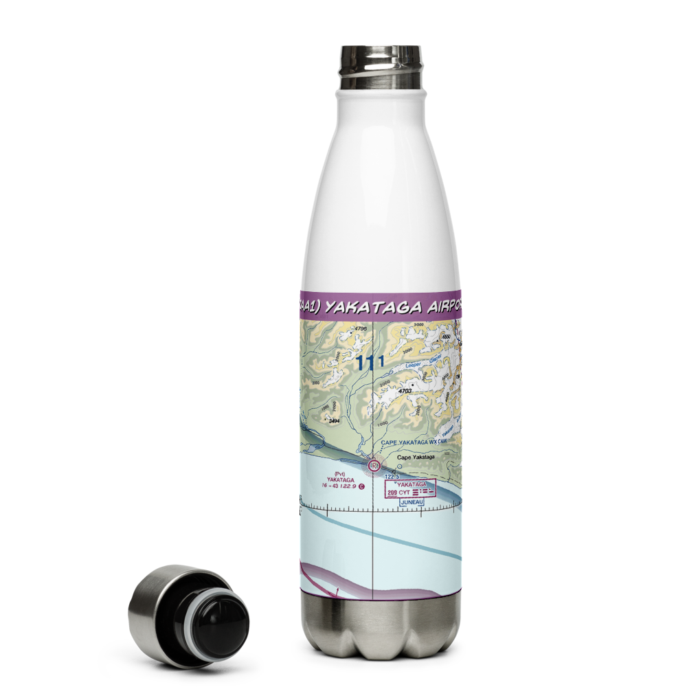 Yakataga Airport (0AA1) VFR Sectional Water Bottle 