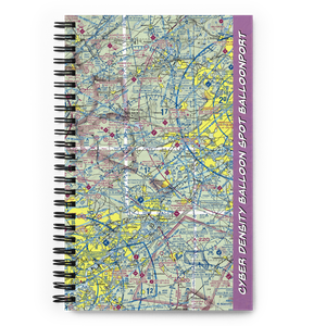 Cyber Density Balloon Spot Balloonport (35JY) VFR Sectional Notebook